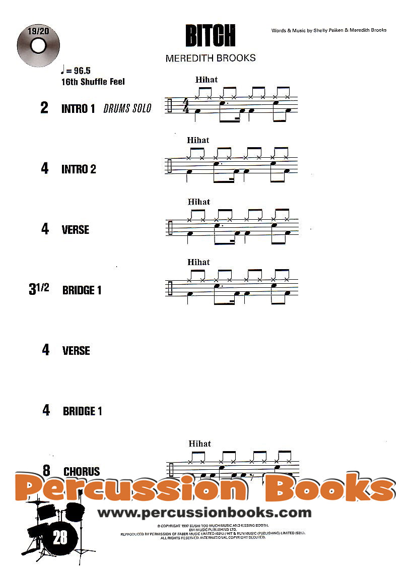 Drum Along 3 - 10 Female Rock Songs Cover;Drum Along 3 - 10 Female Rock Songs Sample 1;Drum Along 3 - 10 Female Rock Songs Sample 2;Drum Along 3 - 10 Female Rock Songs Sample 3