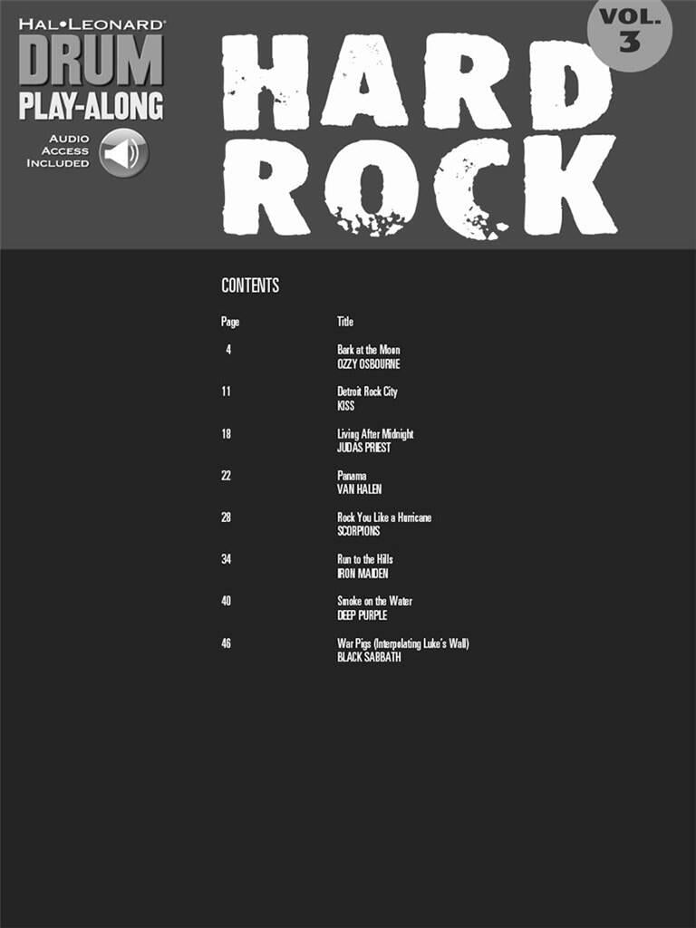 Hard Rock Drum Play-Along
