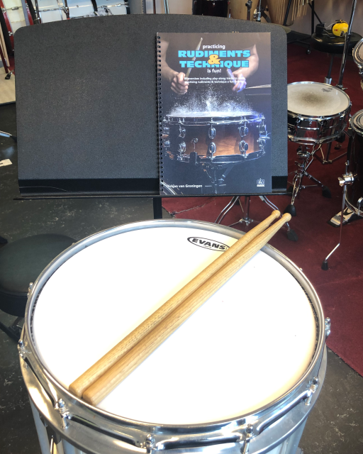 Practicing Rudiments & Technique Is Fun on a Marching Snare Drum