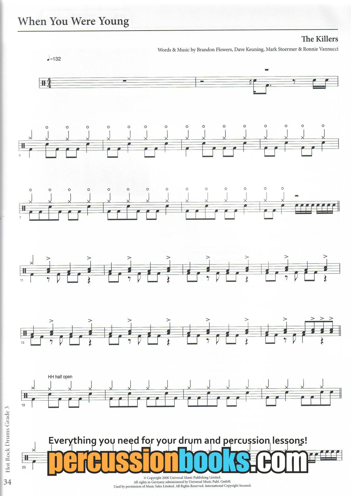 Rockschool Drums Hot Rock 8 Hit Songs for Grade 3 Cover;Rockschool Drums Hot Rock 8 Hit Songs for Grade 3 Sample 1;Rockschool Drums Hot Rock 8 Hit Songs for Grade 3 Sample 2;Rockschool Drums Hot Rock 8 Hit Songs for Grade 3 Sample 3