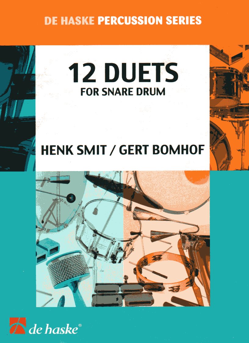 12 Duets for Snare Drum Cover;12 Duets for Snare Drum Sample 1;12 Duets for Snare Drum Sample 2;12 Duets for Snare Drum Sample 3