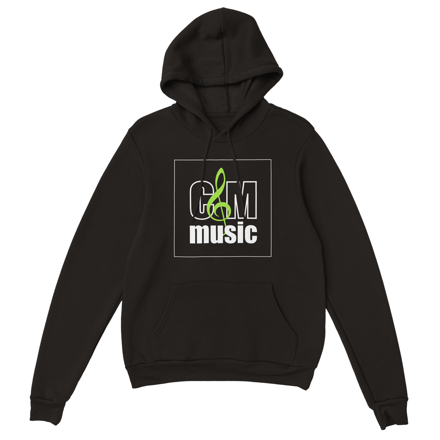 Black Unisex Concert & Marching Music  Hoodie