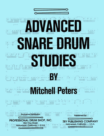 Advanced Snare Drum Studies Cover;Advanced Snare Drum Studies Sample 1;Advanced Snare Drum Studies Sample 2;Advanced Snare Drum Studies Sample 3