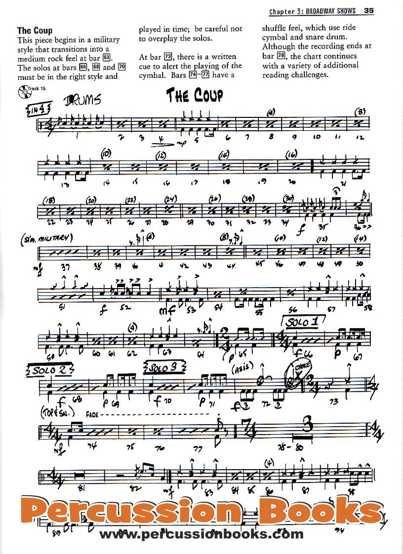 The Ultimate Drumset Reading Anthology Cover;The Ultimate Drumset Reading Anthology Sample 1;The Ultimate Drumset Reading Anthology Sample 2;The Ultimate Drumset Reading Anthology Sample 3