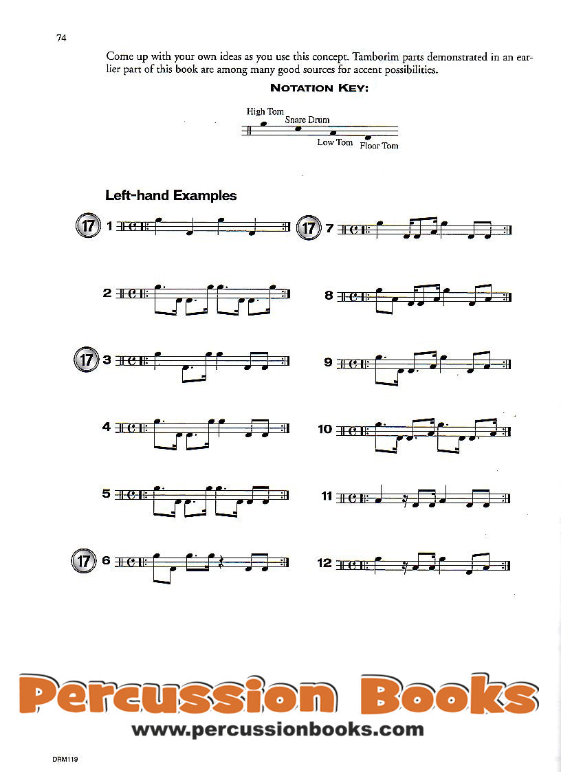 Brazilian Rhythms for the Drumset Cover;Brazilian Rhythms for the Drumset Sample 1;Brazilian Rhythms for the Drumset Sample 2;Brazilian Rhythms for the Drumset Sample 3