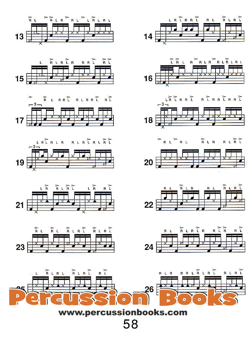 Contemporary Drumset Techniques Cover;Contemporary Drumset Techniques Sample 1;Contemporary Drumset Techniques Sample 2;Contemporary Drumset Techniques Sample 3