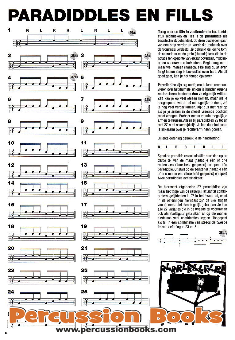 De Drummethode Cover;De Drummethode Sample 1;De Drummethode Sample 2;De Drummethode Sample 3