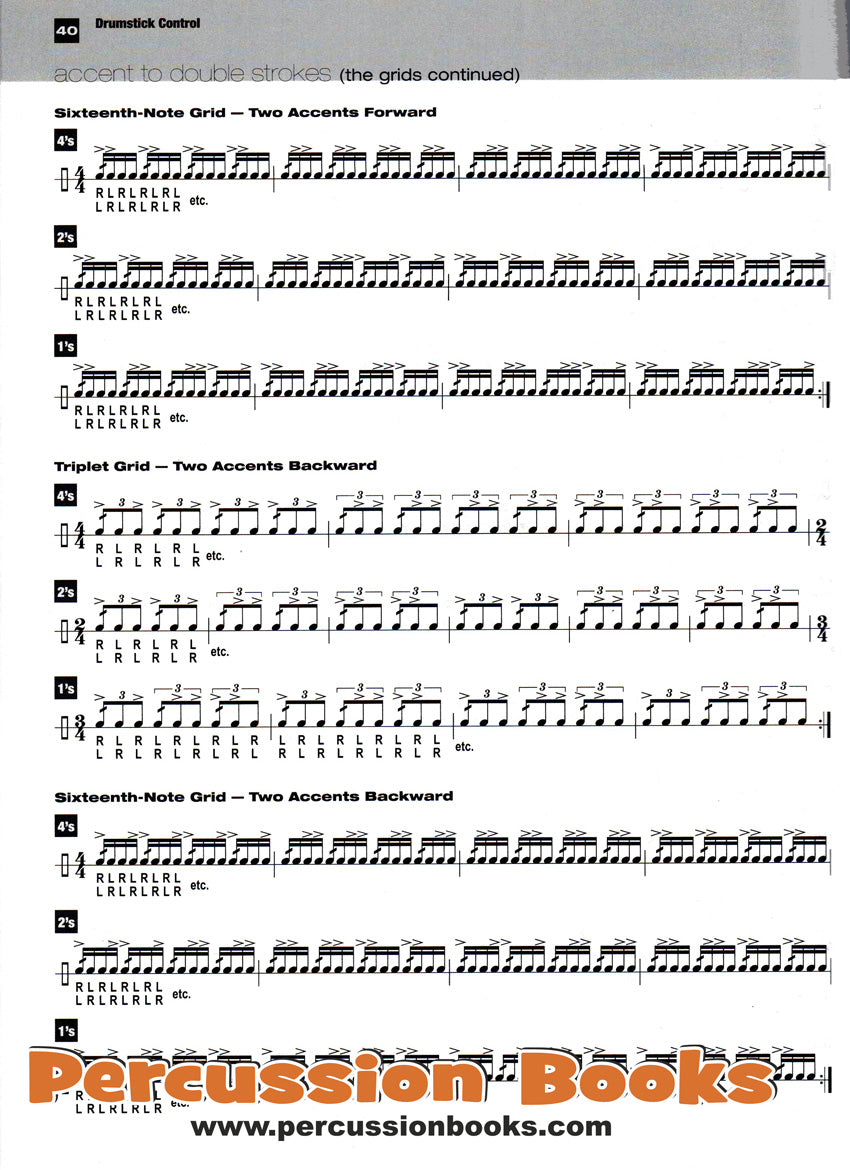 Drumstick Control Cover;Drumstick Control Sample 1;Drumstick Control Sample 2;Drumstick Control Sample 3