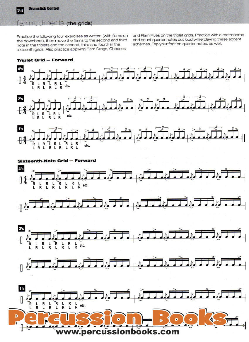 Drumstick Control Cover;Drumstick Control Sample 1;Drumstick Control Sample 2;Drumstick Control Sample 3