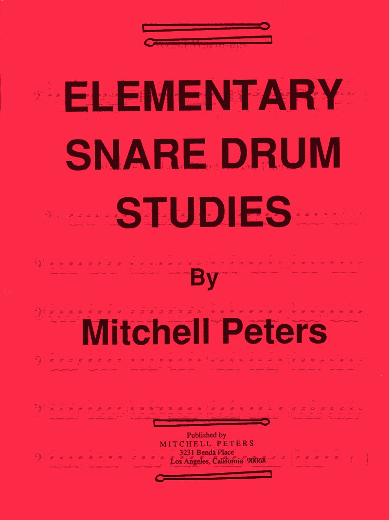 Elementary Snare Drum Studies Cover;Elementary Snare Drum Studies Sample 1;Elementary Snare Drum Studies Sample 2;Elementary Snare Drum Studies Sample 3