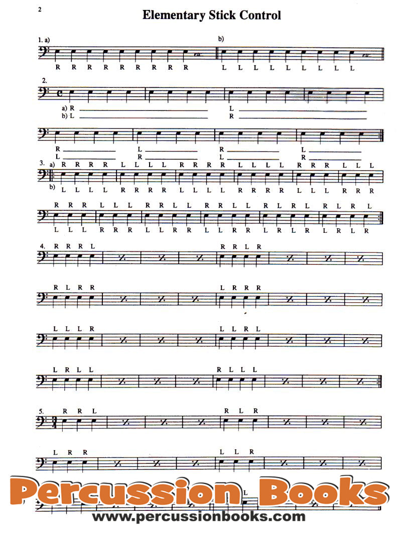Elementary Snare Drum Studies Cover;Elementary Snare Drum Studies Sample 1;Elementary Snare Drum Studies Sample 2;Elementary Snare Drum Studies Sample 3