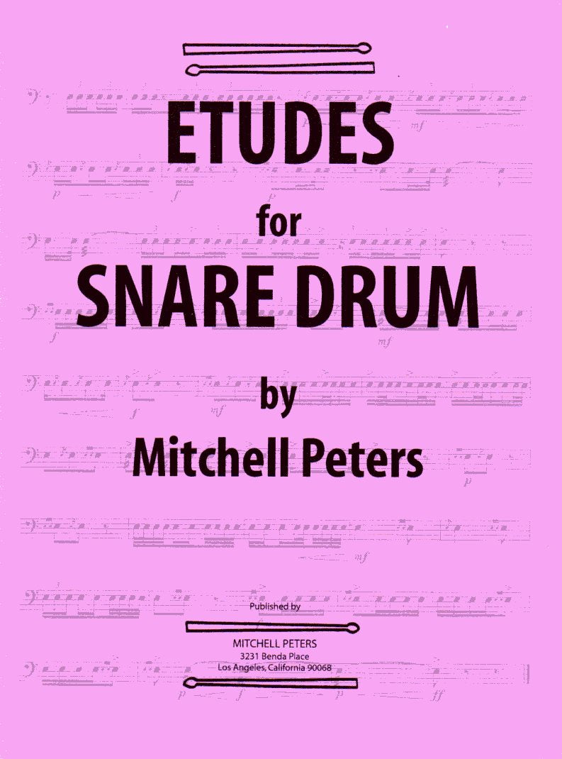 Etudes for Snare Drum Cover;Etudes for Snare Drum Sample 1;Etudes for Snare Drum Sample 2;Etudes for Snare Drum Sample 3