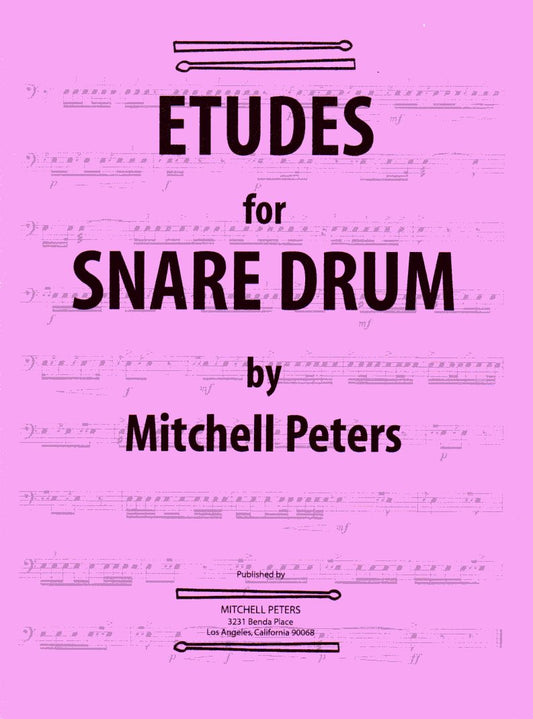 Etudes for Snare Drum Cover;Etudes for Snare Drum Sample 1;Etudes for Snare Drum Sample 2;Etudes for Snare Drum Sample 3