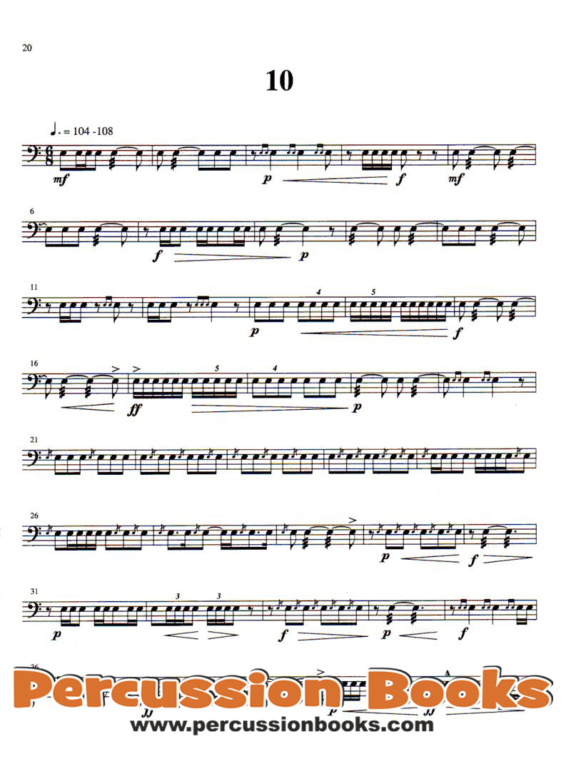 Etudes for Snare Drum Cover;Etudes for Snare Drum Sample 1;Etudes for Snare Drum Sample 2;Etudes for Snare Drum Sample 3