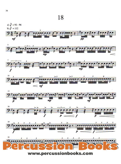 Etudes for Snare Drum Cover;Etudes for Snare Drum Sample 1;Etudes for Snare Drum Sample 2;Etudes for Snare Drum Sample 3