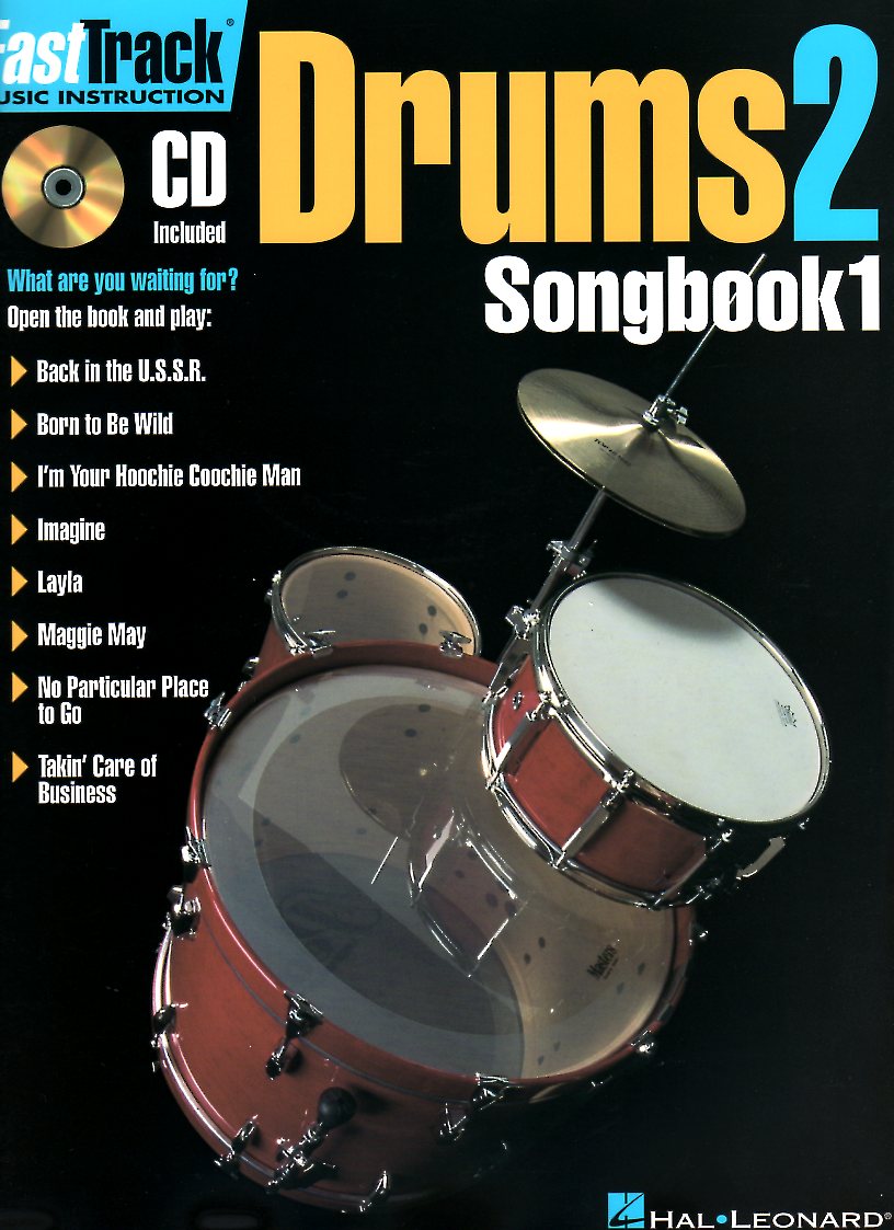 Fast Track Drums 2 Songbook 1 Cover;Fast Track Drums 2 Songbook 1 Sample 1;Fast Track Drums 2 Songbook 1 Sample 2;Fast Track Drums 2 Songbook 1 Sample 3