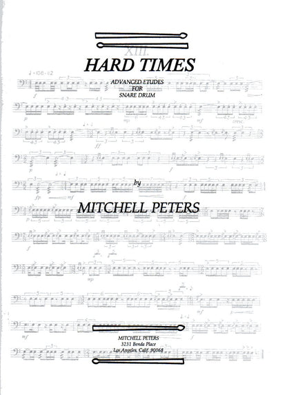 Hard Times For Snare Drum Cover;Hard Times For Snare Drum Sample 1;Hard Times For Snare Drum Sample 2;Hard Times For Snare Drum Sample 3