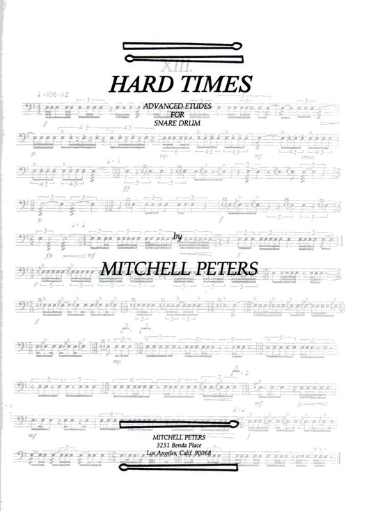 Hard Times For Snare Drum Cover;Hard Times For Snare Drum Sample 1;Hard Times For Snare Drum Sample 2;Hard Times For Snare Drum Sample 3