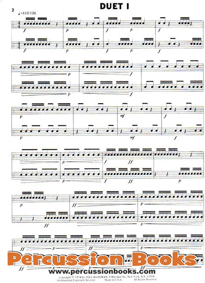Intermediate Duets For Snare Drum Cover;Intermediate Duets For Snare Drum Sample 1;Intermediate Duets For Snare Drum Sample 2;Intermediate Duets For Snare Drum Sample 3
