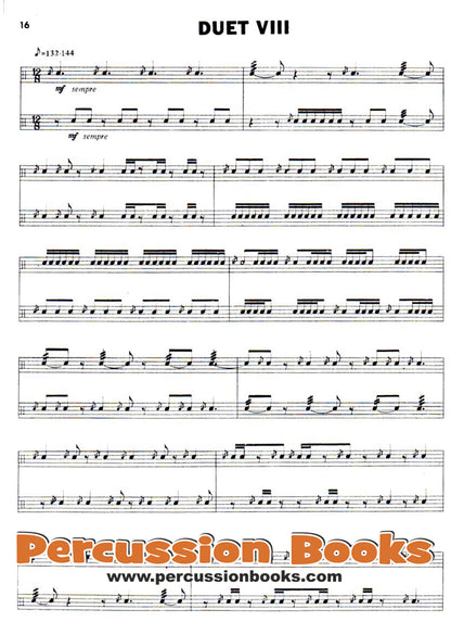 Intermediate Duets For Snare Drum Cover;Intermediate Duets For Snare Drum Sample 1;Intermediate Duets For Snare Drum Sample 2;Intermediate Duets For Snare Drum Sample 3