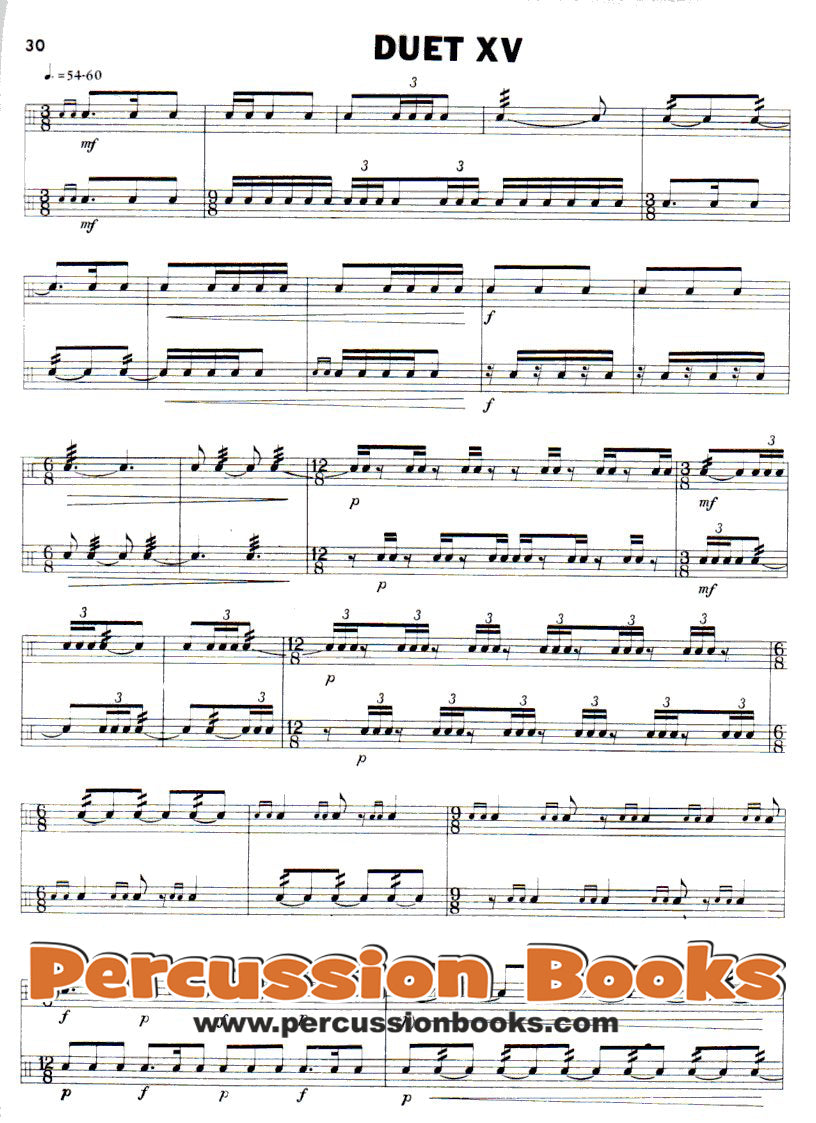 Intermediate Duets For Snare Drum Cover;Intermediate Duets For Snare Drum Sample 1;Intermediate Duets For Snare Drum Sample 2;Intermediate Duets For Snare Drum Sample 3
