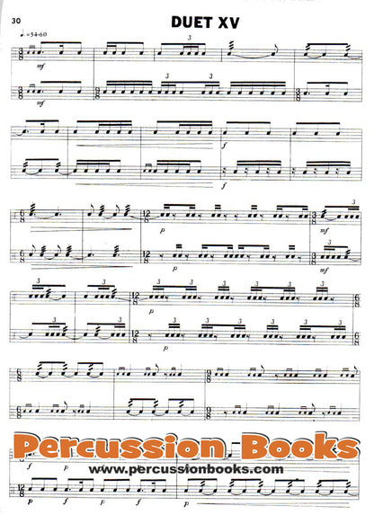 Intermediate Duets For Snare Drum Cover;Intermediate Duets For Snare Drum Sample 1;Intermediate Duets For Snare Drum Sample 2;Intermediate Duets For Snare Drum Sample 3