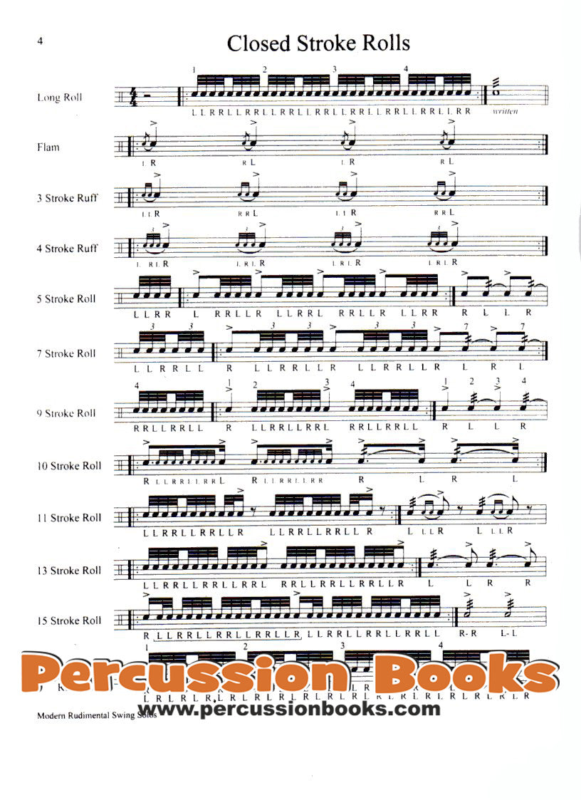 Modern Rudimental Swing Solos Cover;Modern Rudimental Swing Solos Sample 1;Modern Rudimental Swing Solos Sample 2;Modern Rudimental Swing Solos Sample 3