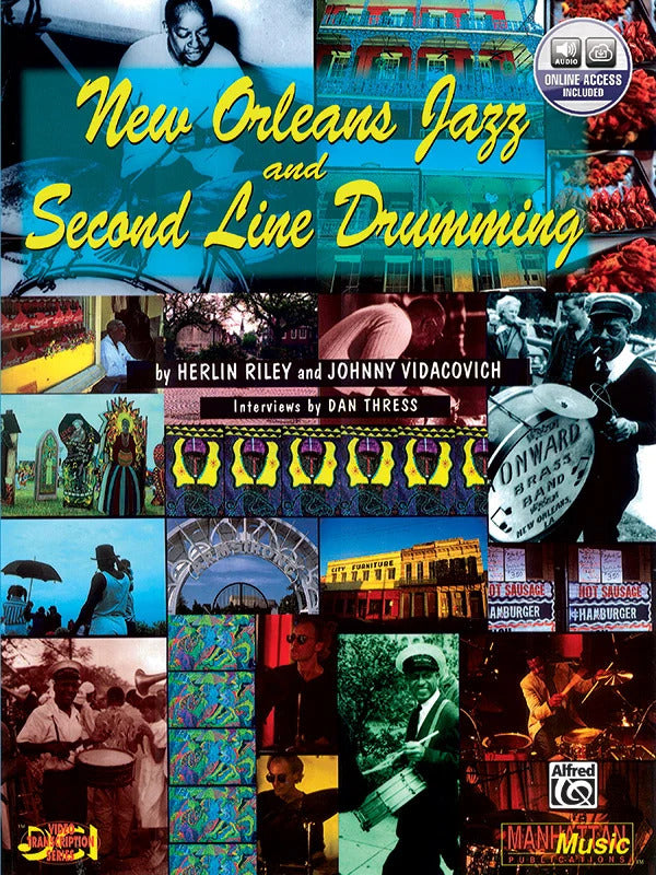 New Orleans Jazz and Second Line Drumming + Online Audio