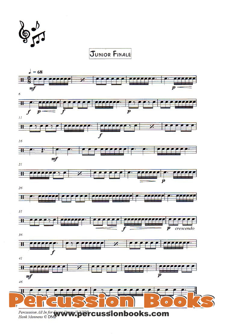 Percussion All In Snare Drum Junior Cover;Percussion All In Snare Drum Junior Sample 1;Percussion All In Snare Drum Junior Sample 2;Percussion All In Snare Drum Junior Sample 3
