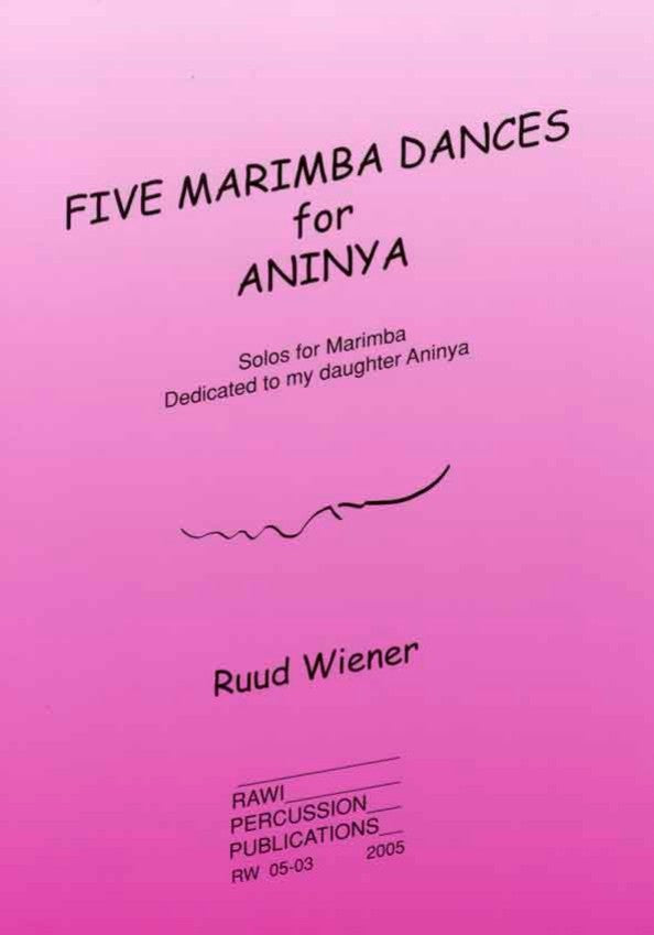 Five Marimba Dances for Aninya Cover