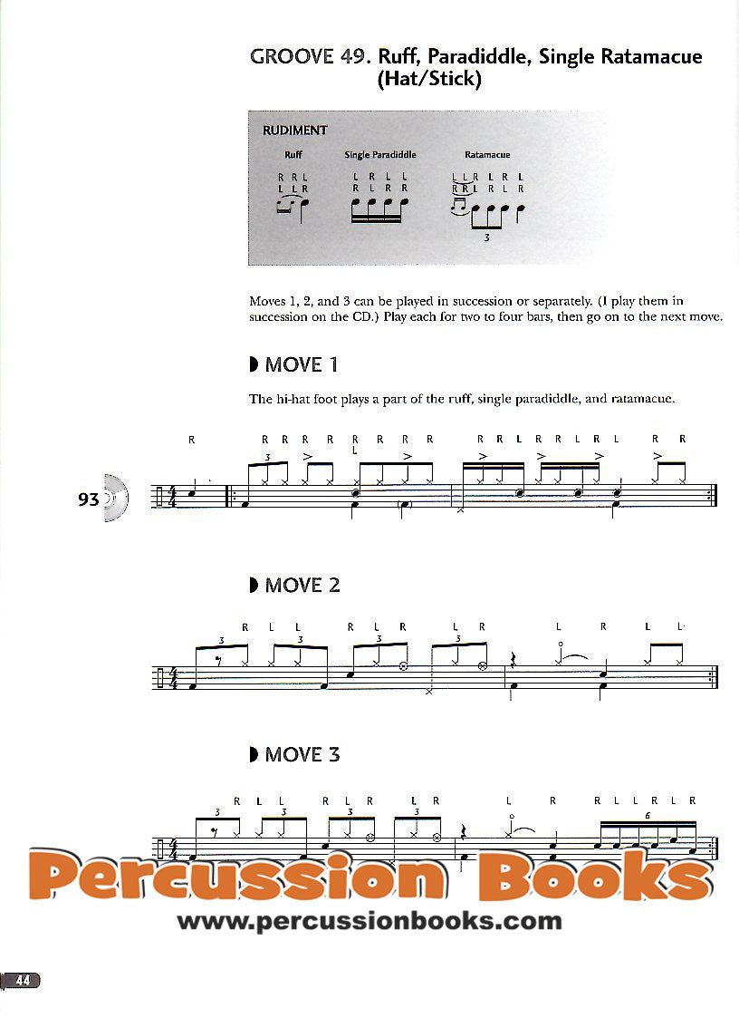 Rudiment Grooves Cover;Rudiment Grooves Sample 1;Rudiment Grooves Sample 2;Rudiment Grooves Sample 3
