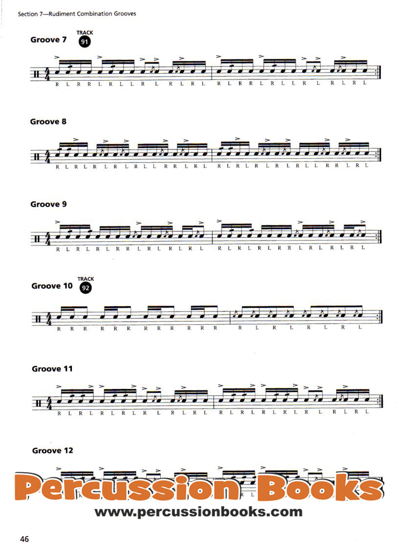 Rudimental Snare Drum Grooves Cover;Rudimental Snare Drum Grooves Sample 1;Rudimental Snare Drum Grooves Sample 2;Rudimental Snare Drum Grooves Sample 3