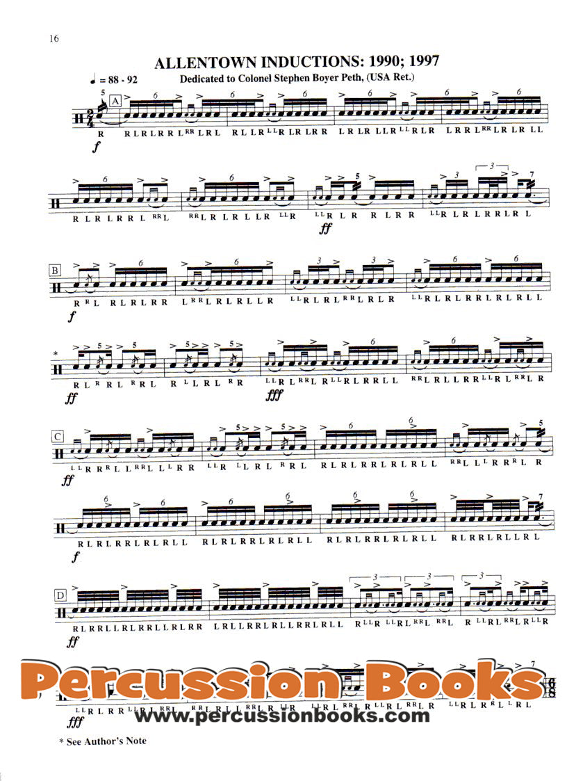 Rudimental Solos for Accomplished Drummers Cover;Rudimental Solos for Accomplished Drummers Sample 1;Rudimental Solos for Accomplished Drummers Sample 2;Rudimental Solos for Accomplished Drummers Sample 3