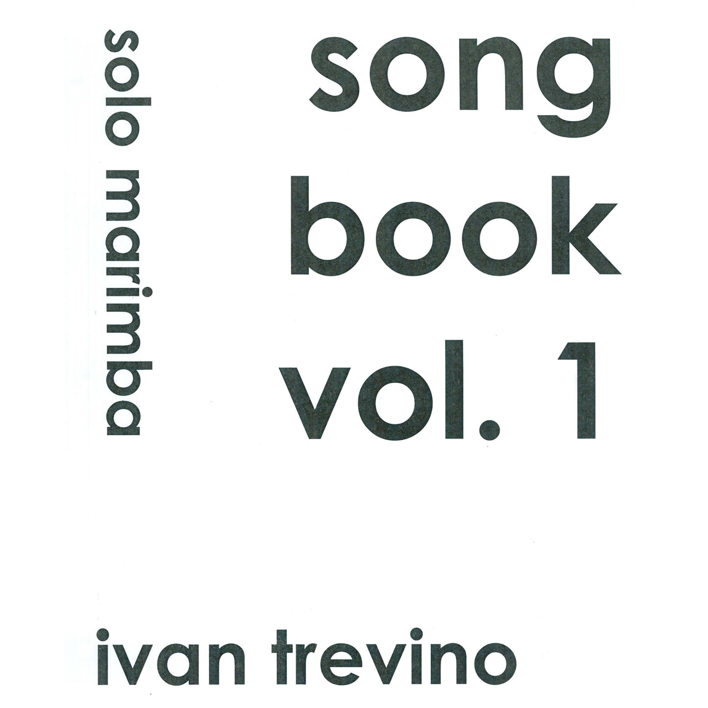 Song Book Vol. 1 Cover