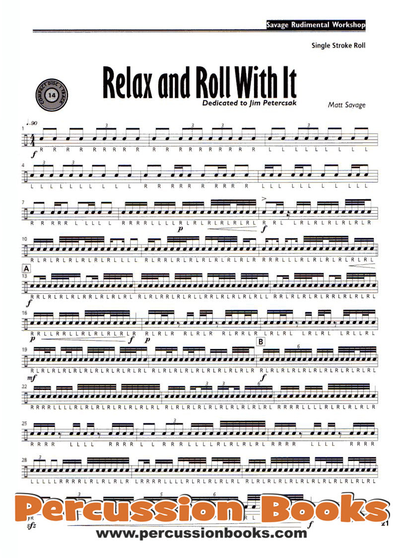 Savage Rudimental Workshop Cover;Savage Rudimental Workshop Sample 1;Savage Rudimental Workshop Sample 2;Savage Rudimental Workshop Sample 3