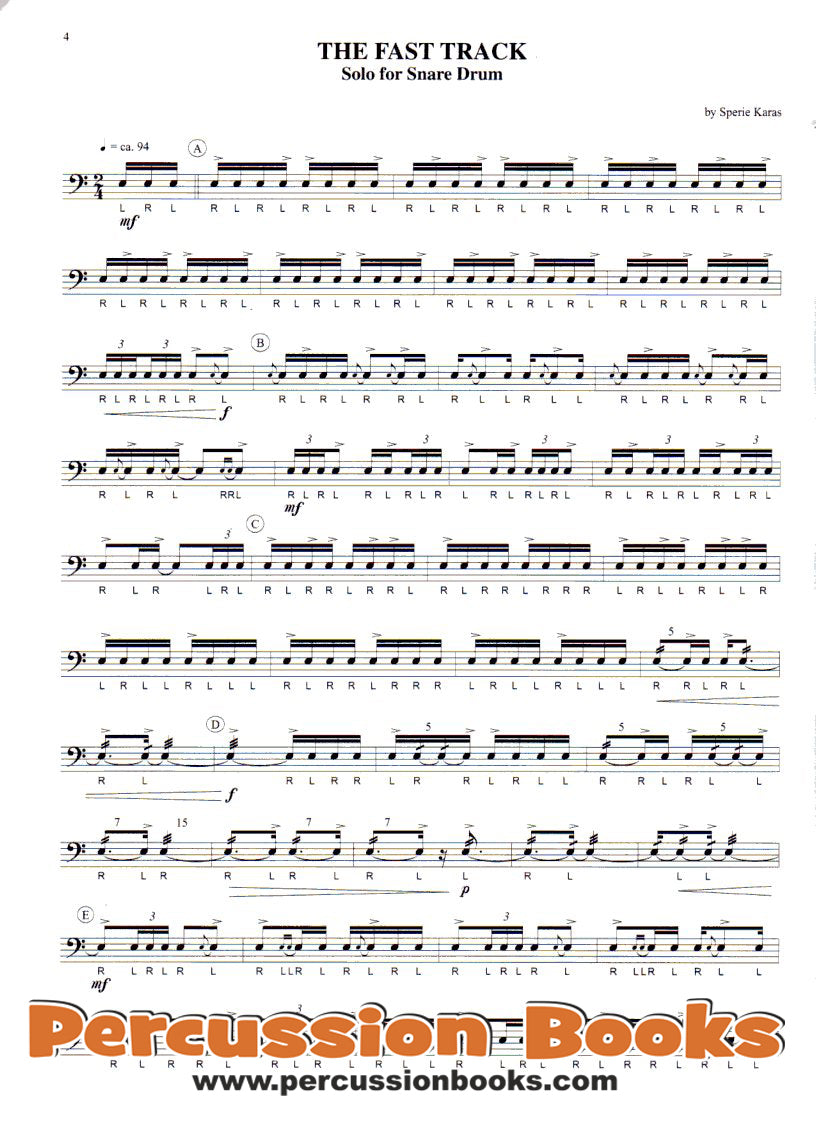 Snare Drum solos for Concert Performance Cover;Snare Drum solos for Concert Performance Sample 1;Snare Drum solos for Concert Performance Sample 2;Snare Drum solos for Concert Performance Sample 3