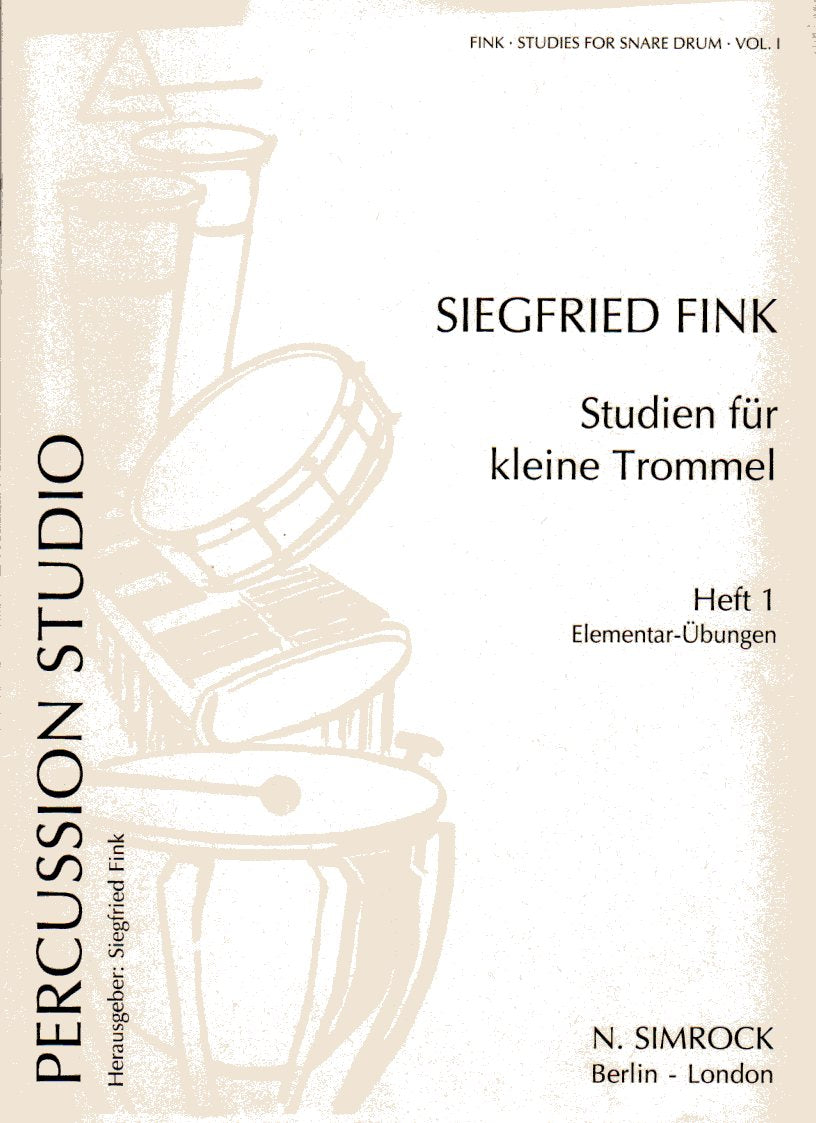 Studies for Snare Drum 1 Cover;Studies for Snare Drum 1 Sample 1;Studies for Snare Drum 1 Sample 2;Studies for Snare Drum 1 Sample 3