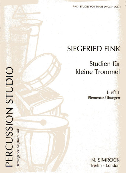 Studies for Snare Drum 1 Cover;Studies for Snare Drum 1 Sample 1;Studies for Snare Drum 1 Sample 2;Studies for Snare Drum 1 Sample 3