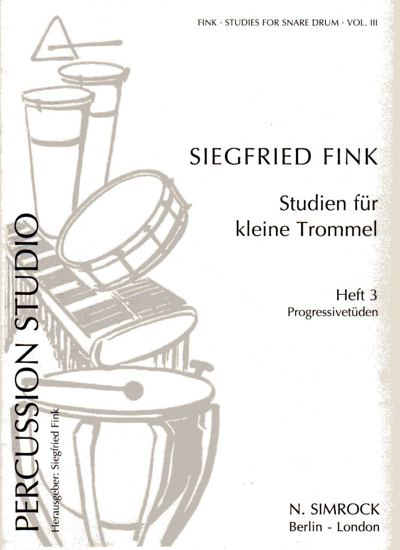Studies for Snare Drum 3 Cover;Studies for Snare Drum 3 Sample 1;Studies for Snare Drum 3 Sample 2;Studies for Snare Drum 3 Sample 3