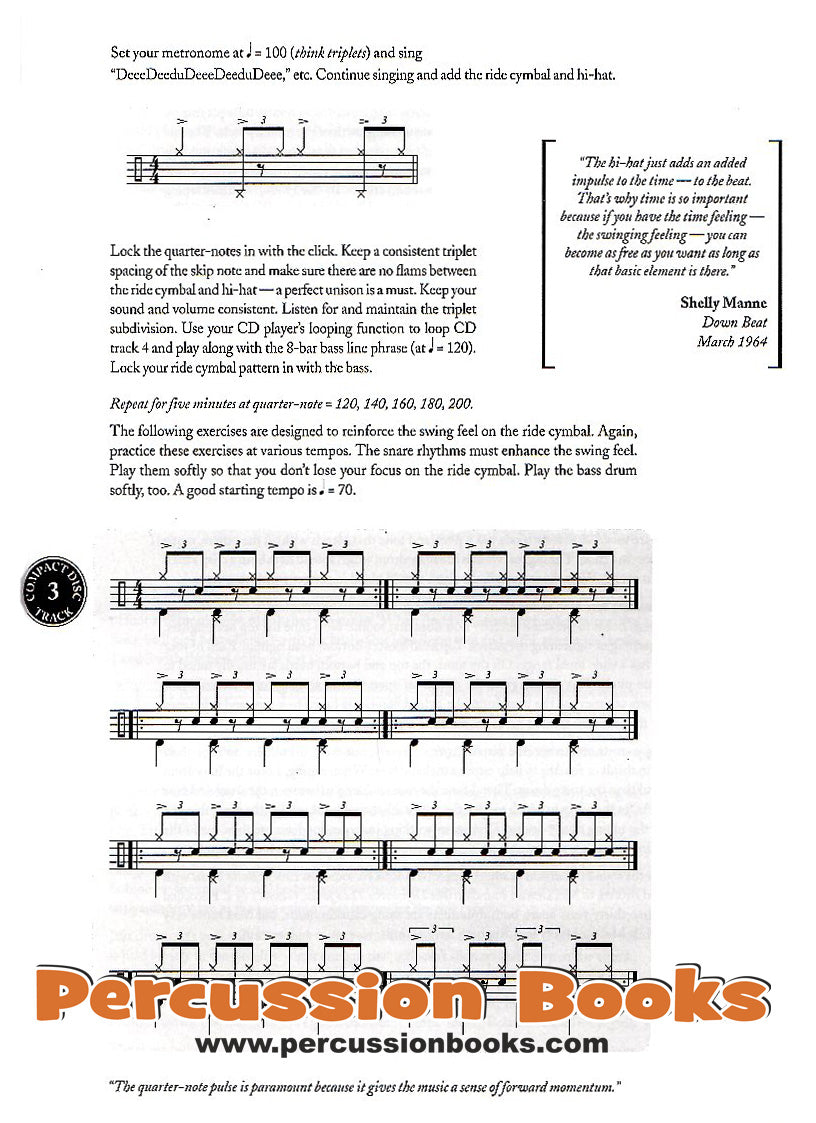 The Art Of Bop Drumming Cover;The Art Of Bop Drumming Sample 1;The Art Of Bop Drumming Sample 2;The Art Of Bop Drumming Sample 3