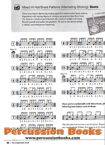 The Breakbeat Bible Cover;The Breakbeat Bible Sample 1;The Breakbeat Bible Sample 2;The Breakbeat Bible Sample 3