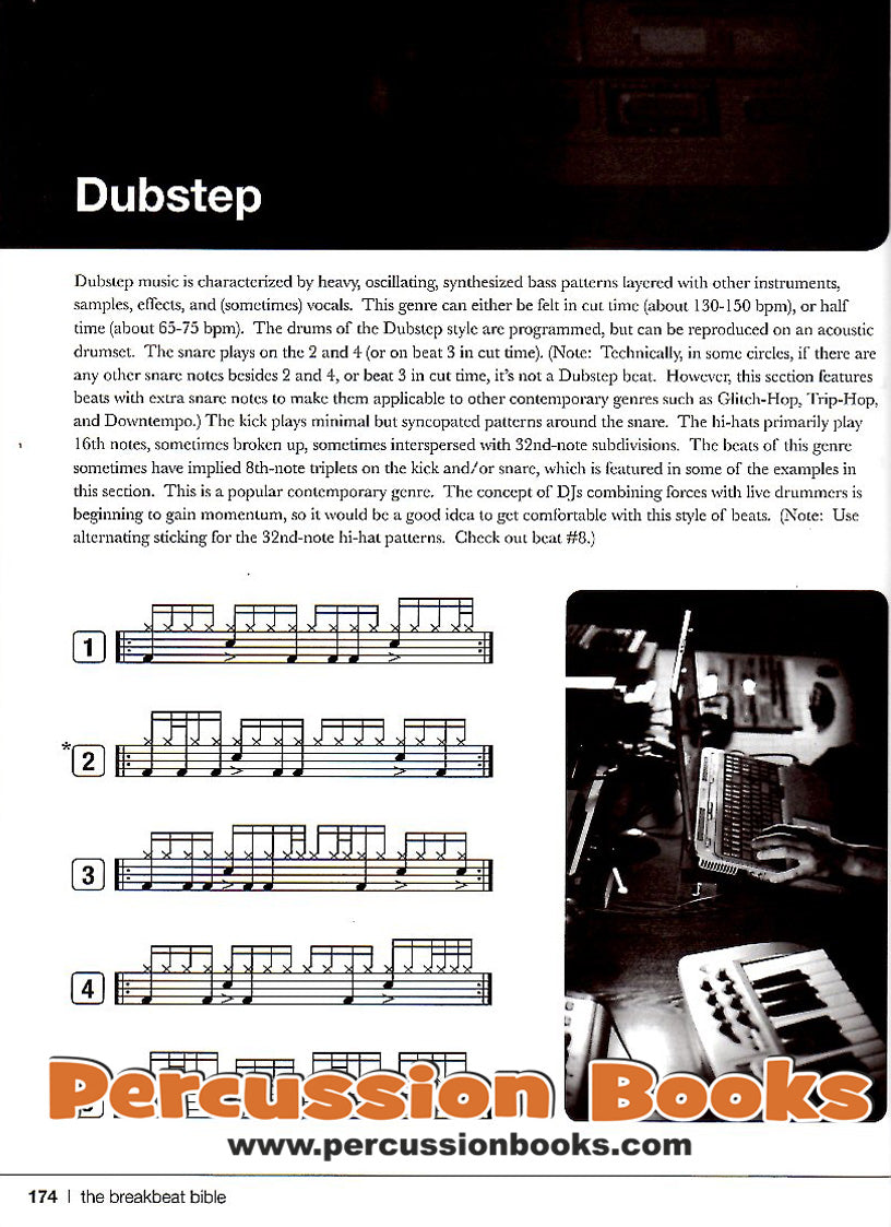 The Breakbeat Bible Cover;The Breakbeat Bible Sample 1;The Breakbeat Bible Sample 2;The Breakbeat Bible Sample 3
