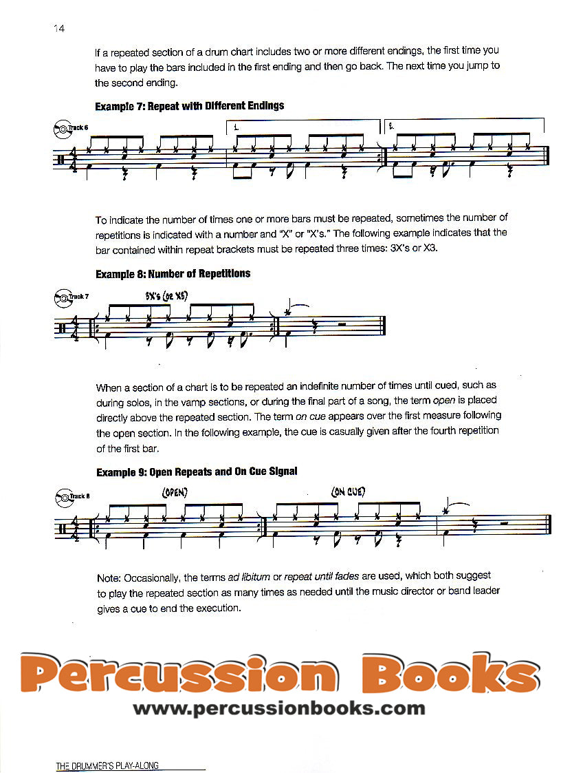 The Drummer's Play-Along Cover;The Drummer's Play-Along Sample 1;The Drummer's Play-Along Sample 2;The Drummer's Play-Along Sample 3