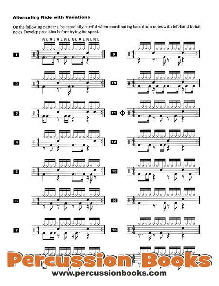 The Drumset Musician - 2nd Edition Cover;The Drumset Musician - 2nd Edition Sample 1;The Drumset Musician - 2nd Edition Sample 2