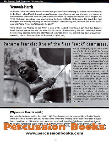 The Roots of Rock Drumming Cover;The Roots of Rock Drumming Sample 1;The Roots of Rock Drumming Sample 2;The Roots of Rock Drumming Sample 3