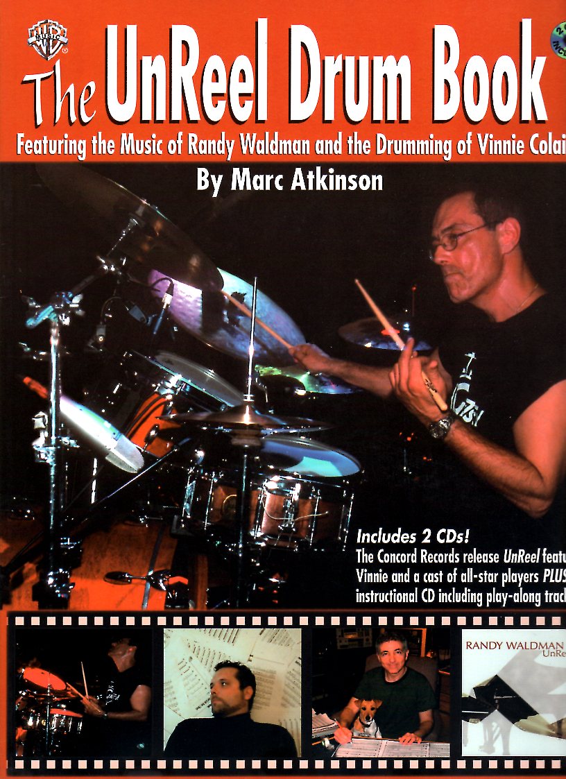 The Unreel Drum Book Cover;The Unreel Drum Book Sample 1;The Unreel Drum Book Sample 2;The Unreel Drum Book Sample 3