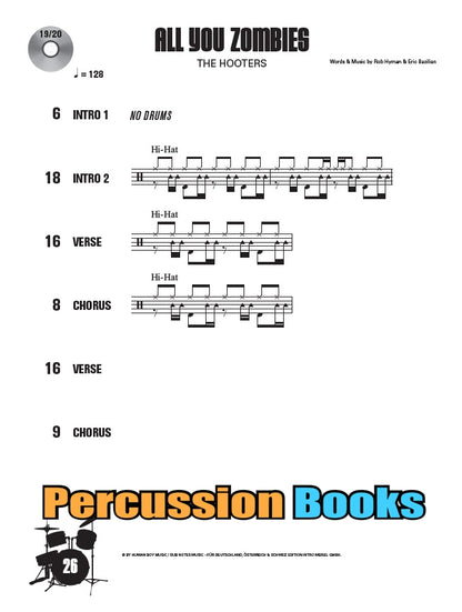 Drum Along 10 - 10 Classic Rock Songs Continued Cover;Drum Along 10 - 10 Classic Rock Songs Continued Sample 1;Drum Along 10 - 10 Classic Rock Songs Continued Sample 2;Drum Along 10 - 10 Classic Rock Songs Continued Sample 3