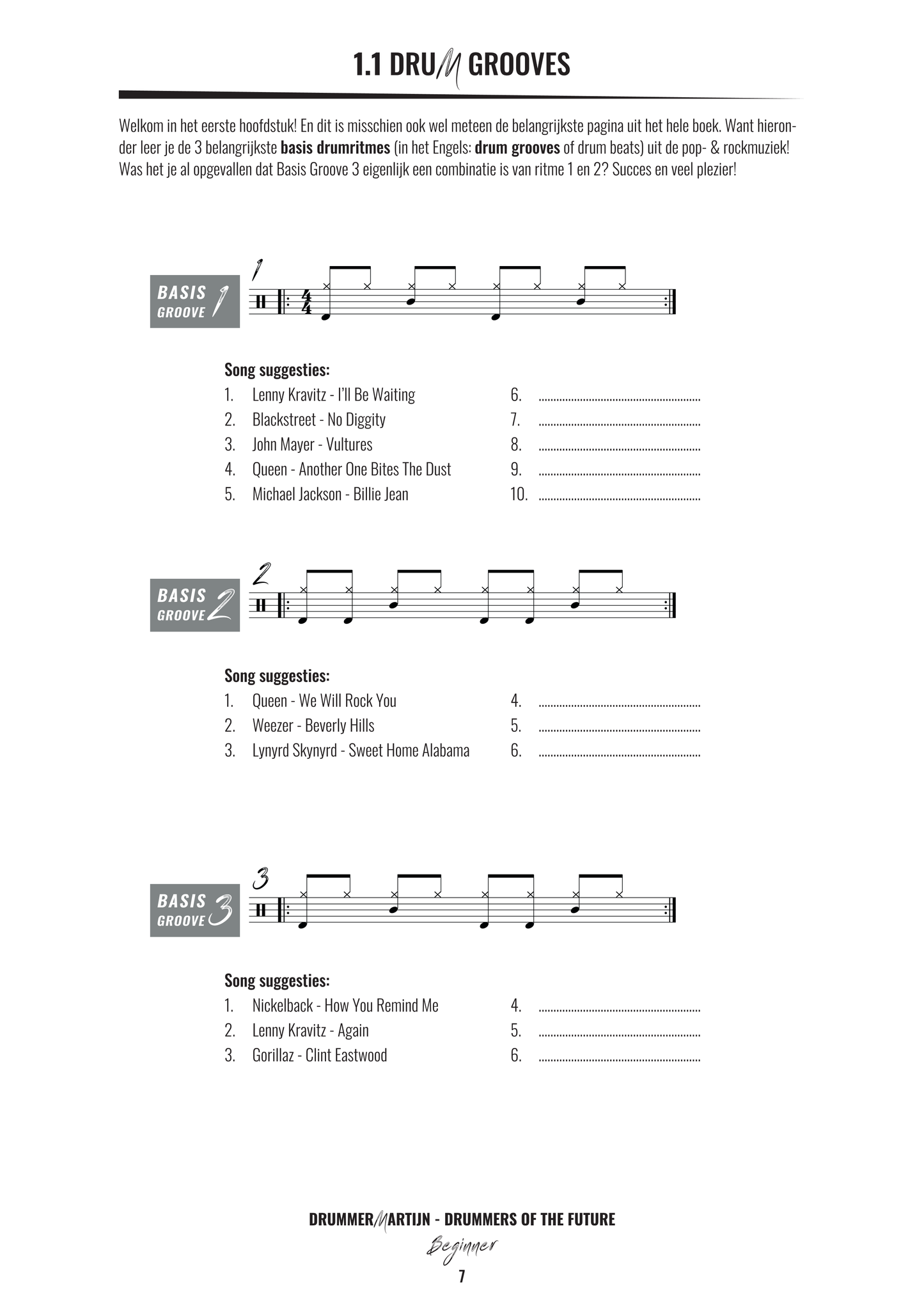 Drummers Of The Future Beginner Sample Page 7