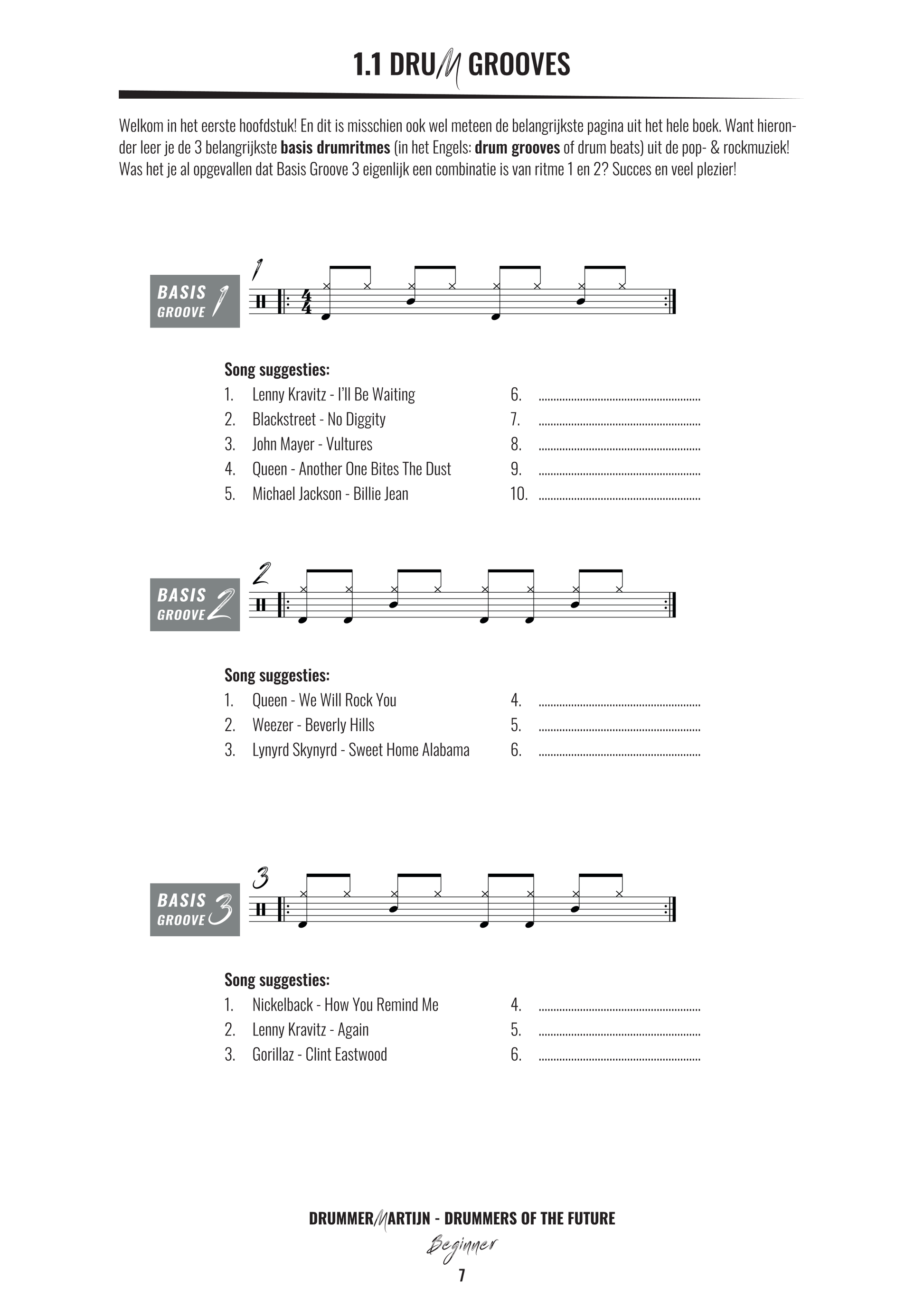 Drummers Of The Future Beginner Sample Page 7