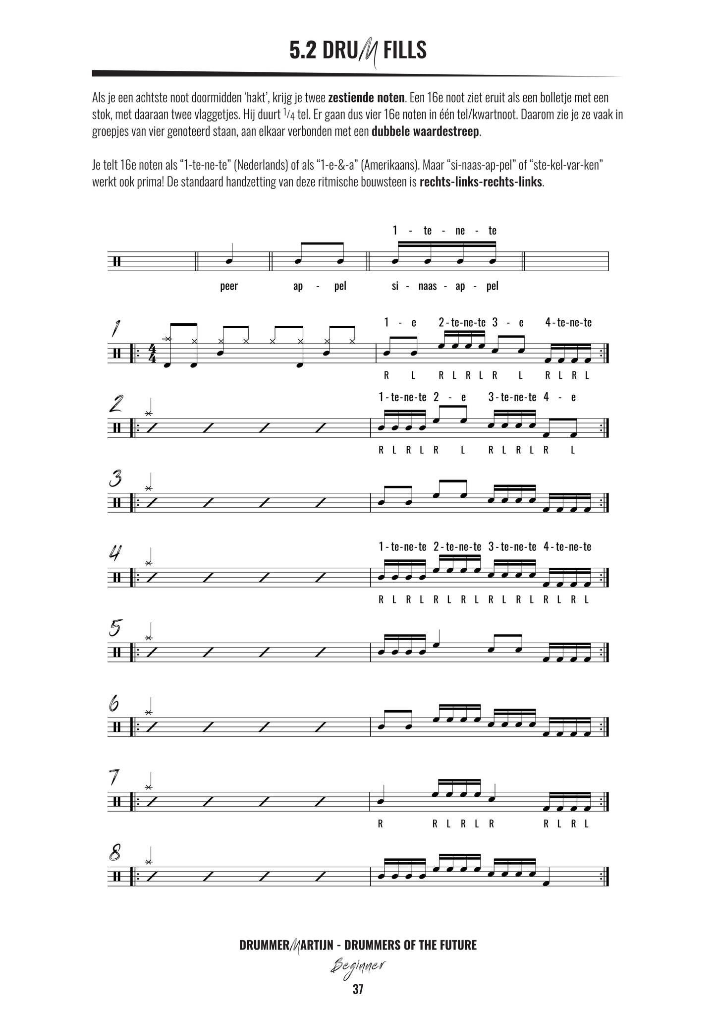 Drummers Of The Future Beginner Sample Page 37